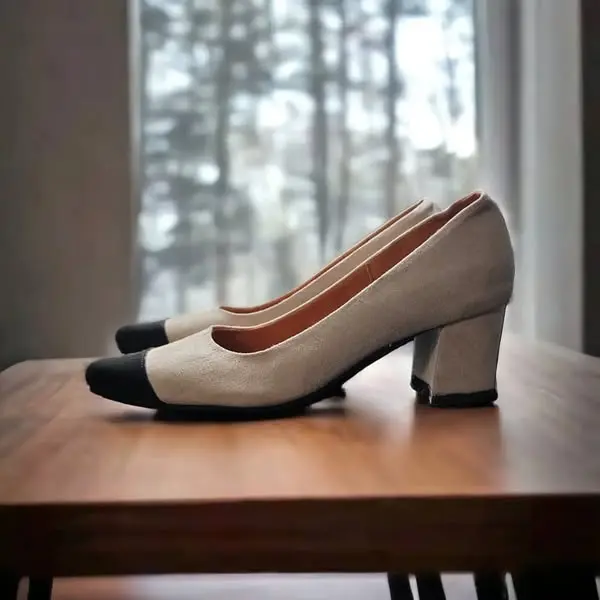 Tacones Channel Pumps 5 cms.webp