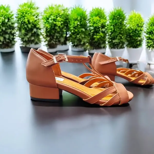 Tacones Eda semipiel gena tacón 3 cms. / Edafc-04