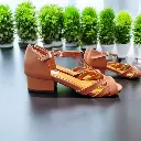 Tacones Eda semipiel gena tacón 3 cms. / Edafc-04