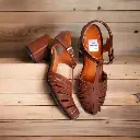 Tacones Génesis Piel gena tacón 6 cms /GENE-P-02 